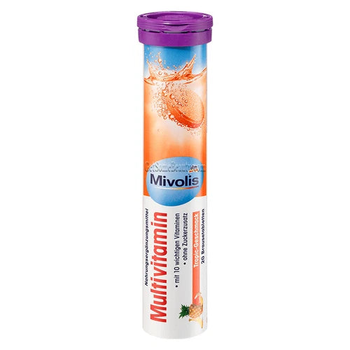 VITAMIN أقراص فوارة متعددة الفيتامينات، 20 حبة، 82 جرام بنكهة استوائية